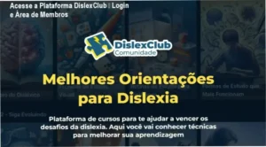 Comunidade DislexClub – login e área de membros por Pippo e Dra. Maria Virginia