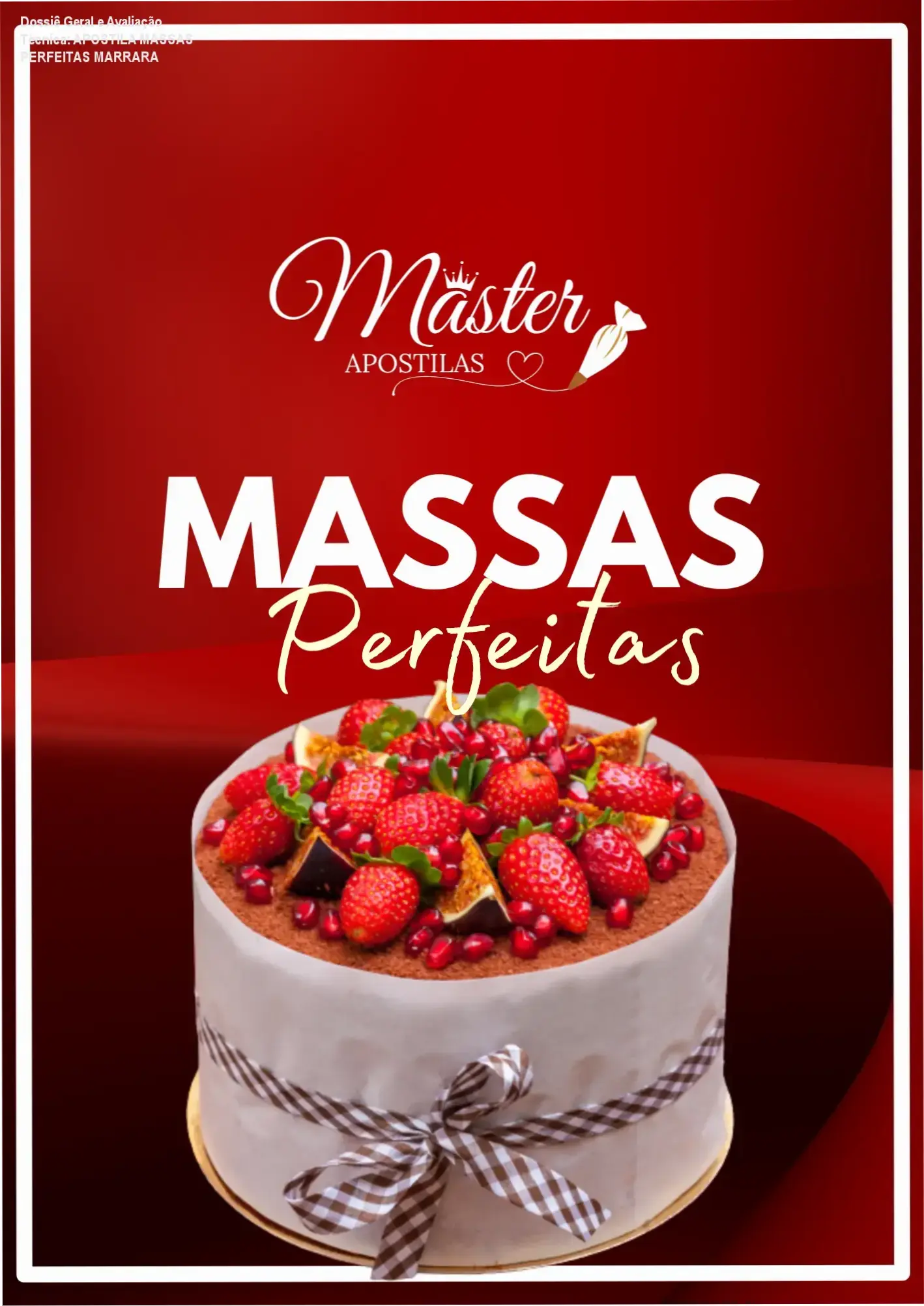 Gráfico de desempenho técnico do ecossistema APOSTILA MASSAS PERFEITAS MARRARA