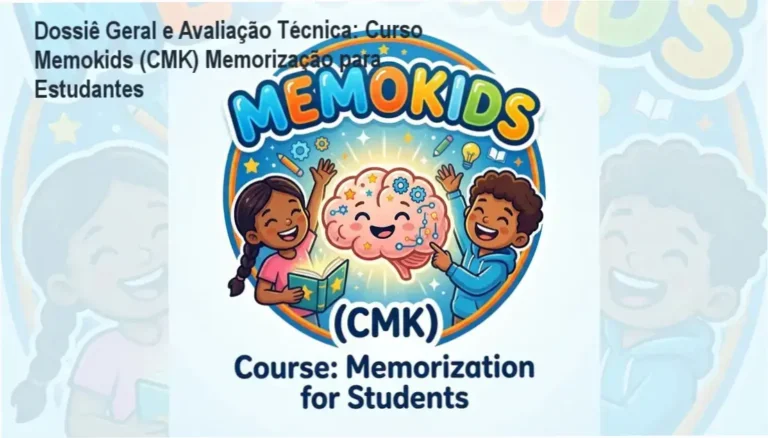 Gráfico de desempenho técnico do ecossistema Curso Memokids (CMK) Memorização para Estudantes