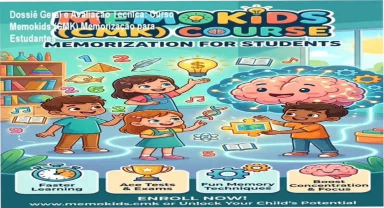 Gráfico de desempenho técnico do ecossistema Curso Memokids (CMK) Memorização para Estudantes