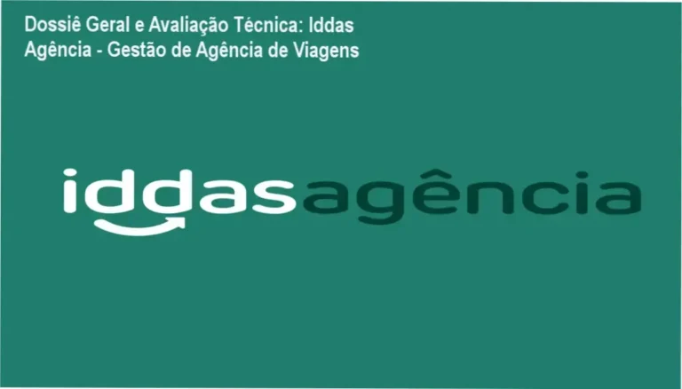 Gráfico de desempenho técnico do ecossistema Iddas Agência - Gestão de Agência de Viagens
