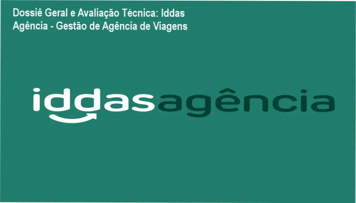 Gráfico de desempenho técnico do ecossistema Iddas Agência - Gestão de Agência de Viagens