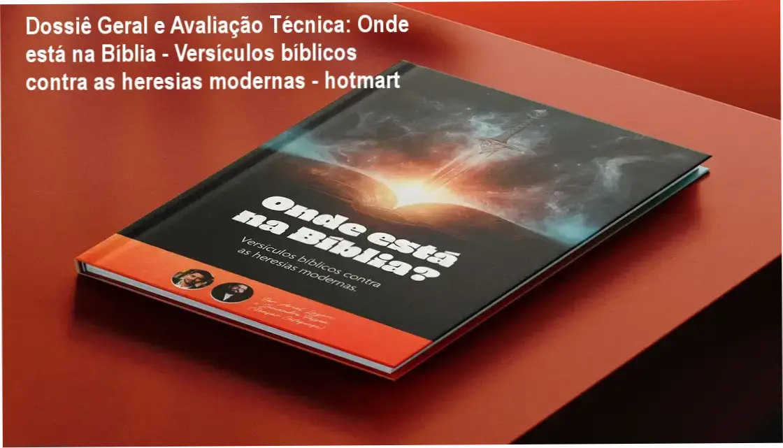 Gráfico de desempenho técnico do ecossistema Onde está na Bíblia - Versículos bíblicos contra as heresias modernas - hotmart