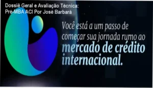 Gráfico de desempenho técnico do ecossistema Pré-MBA ACI Por José Barbará