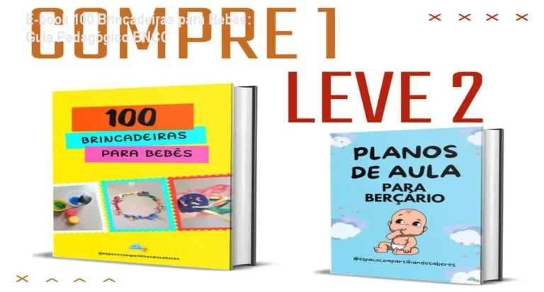 Mãe realizando atividade educativa lúdica com bebê usando o guia de 100 brincadeiras pedagógicas