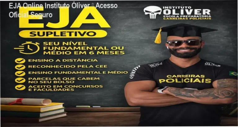 EJA Online Instituto Óliver – Acesso Oficial Seguro