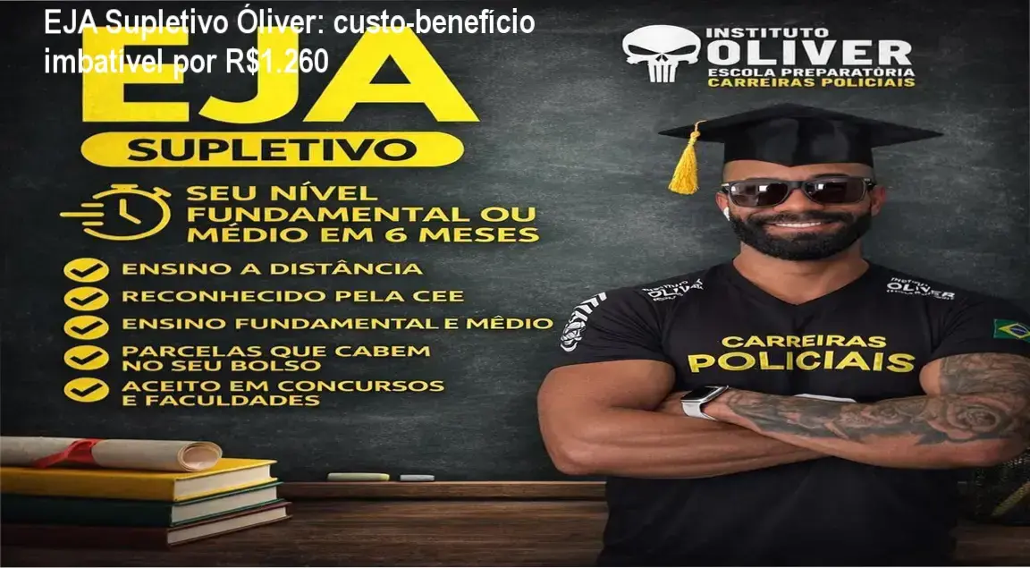 EJA Supletivo Óliver – garantia de 7 dias e política de devolução