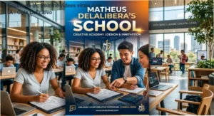 Imagem representando a Escola da IA ensinando criação de vídeos virais com inteligência artificial