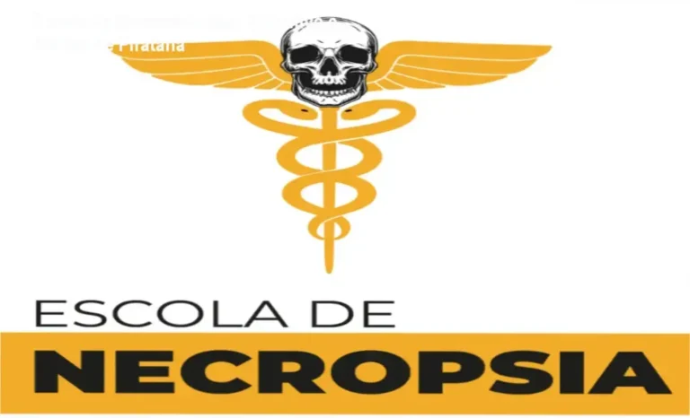 Imagem ilustrando a certificação original do curso Escola de Necropsia e alerta contra copias piratas