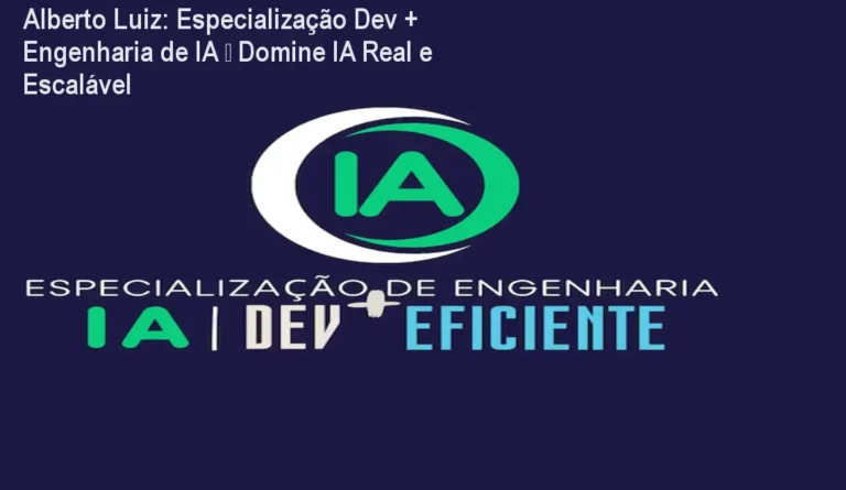 Especialização Dev + Engenharia de IA mostrando desenvolvedor aplicando RAG em produção
