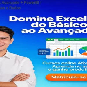 Excel Básico & Avançado + PowerBI – Domine Planilhas e Dados