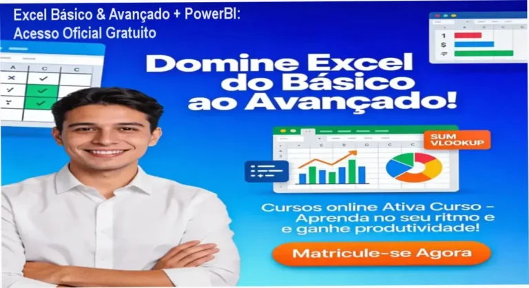 Excel Básico & Avançado Ativa Curso download gratuito ou licença oficial