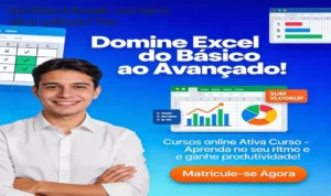 Curso online Excel Básico & Avançado + PowerBI da Ativa Curso
