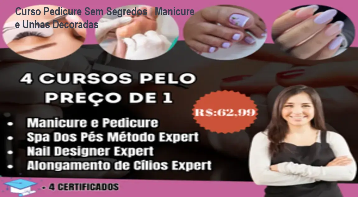 Curso Pedicure Sem Segredos – Manicure e Unhas Decoradas