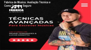 Capa do curso Fábrica de Música mostrando técnicas avançadas de composição