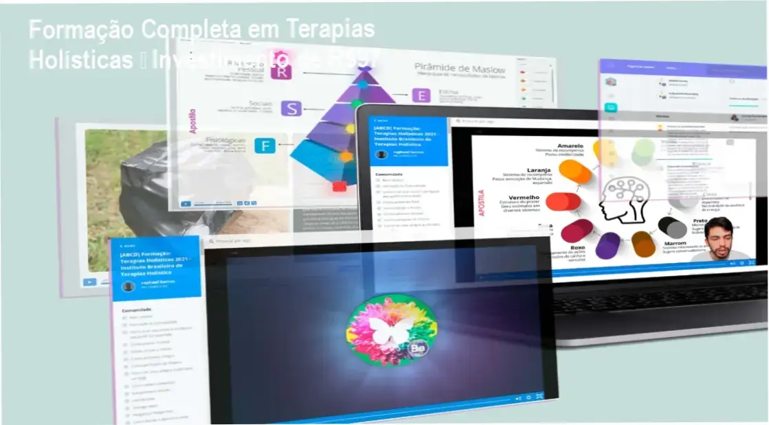 Formação Completa em Terapias Holísticas – custo-benefício R$97 para 70+ cursos
