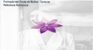 Imagem da formadora Camila Mercali apresentando a Formação em Saúde da Mulher para nutricionistas