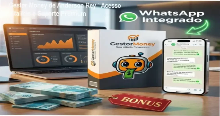 Gestor Money de Anderson Rey – Acesso Vitalício e Suporte Premium