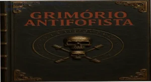 Capa do Grimório Antifofista mostrando guia de silêncio e proteção contra fofocas