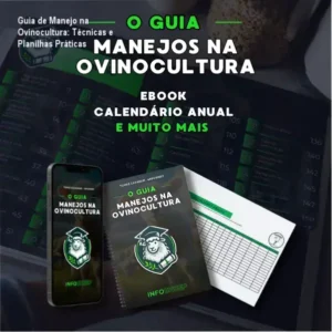 Capa do Guia de Manejo na Ovinocultura com planilhas de controle de rebanho