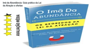 Capa do e‑book O Imã da Abundância mostrando oferta com cupom de desconto