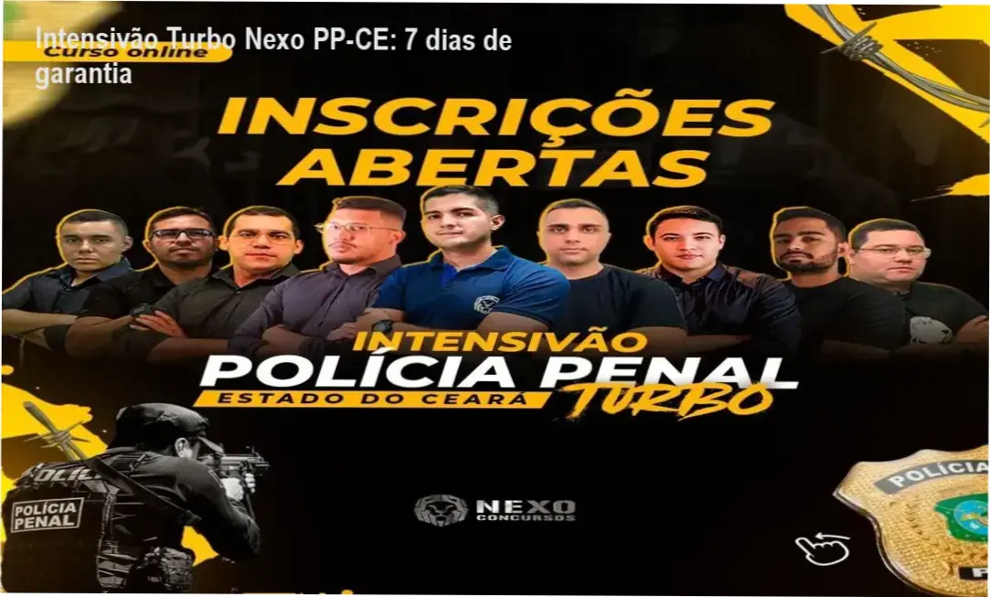 Intensivão Turbo Nexo PP-CE compra segura e acesso oficial