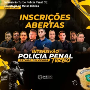 Intensivão Turbo Polícia Penal CE: Estratégia de Metas Diárias