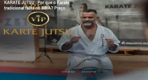 Vinicio Antony Teixeira ensina técnica de Karate Jutsu aplicada ao MMA no curso online