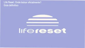 Captura de tela mostrando a página oficial de download do curso Life Reset