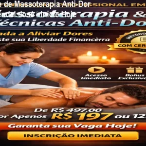 Curso Online de Massoterapia Anti-Dor Prof. Enf. Wendel José – Inicie Hoje