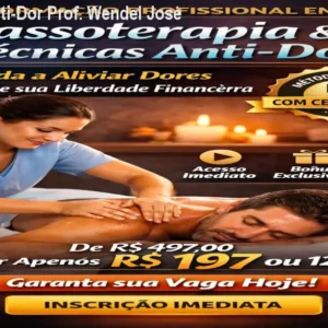 Massoterapia Anti-Dor Prof. Wendel José – Curso Online