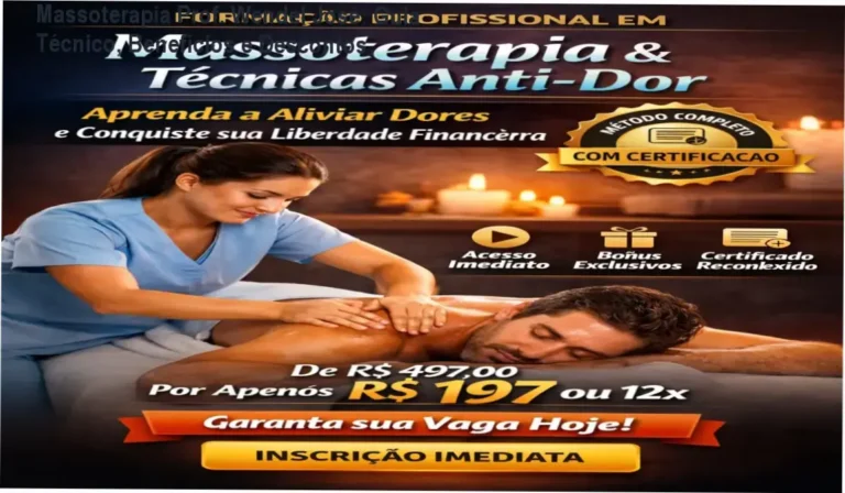 Massoterapia Prof. Wendel José: Guia Técnico, Benefícios e Descontos