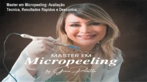 Imagem promocional do curso Master em Micropeeling mostrando bônus e desconto especial