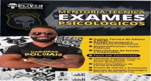 Mateus Oliver apresentando o curso de preparação para exames psicológicos de concursos policiais