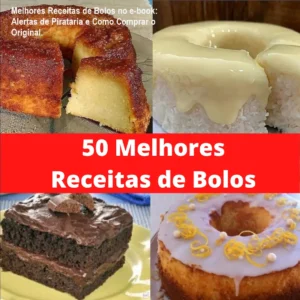 Melhores Receitas de Bolos no e-book: Alertas de Pirataria e Como Comprar o Original.