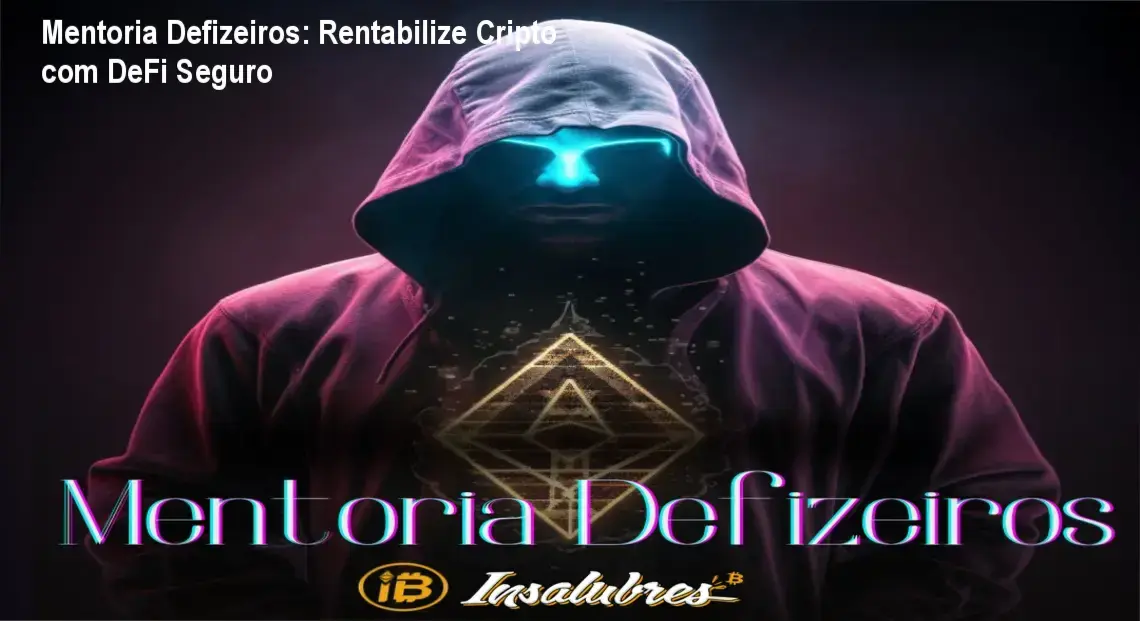 Mentoria Defizeiros mostrando estratégia segura de Yield Farming em DeFi para cripto investidores
