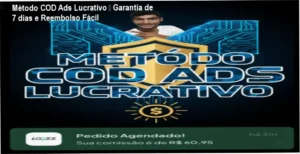 Método COD Ads Lucrativo de Ari dos Santos Santana – política de reembolso e garantia