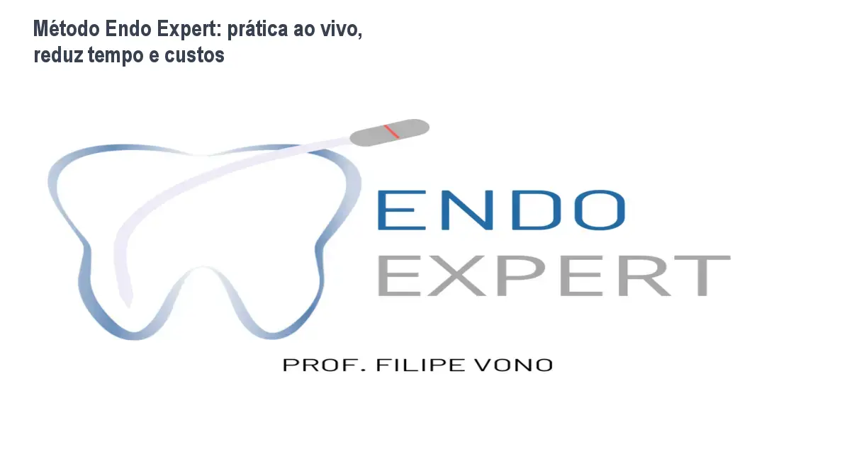 Imagem promocional do Método Endo Expert com prática ao vivo guiada pelo Prof. Filipe Vono