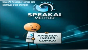 Tela do curso Método SpeakAI mostrando frases práticas e prática de pronúncia simplificada