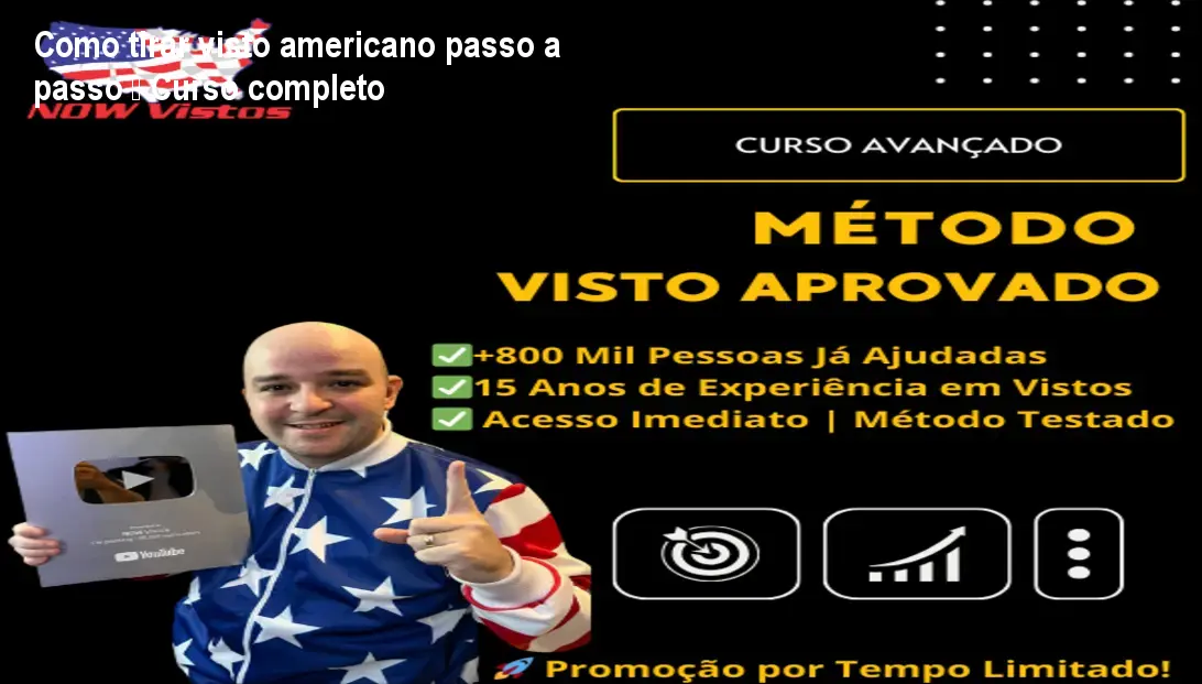 Como tirar visto americano passo a passo – Curso completo