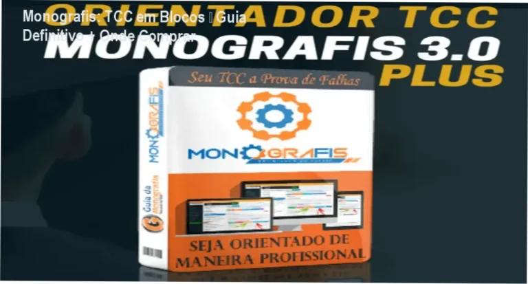 Captura da página do Monografis – Orientador TCC mostrando recursos IA, exportação ABNT e botão de acesso imediato