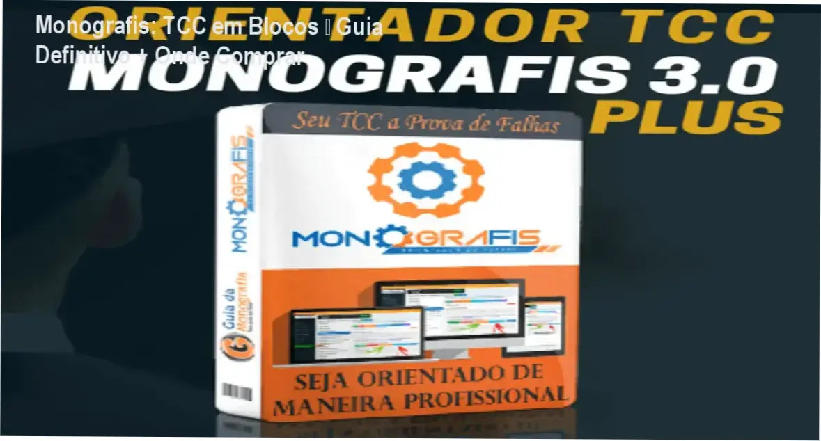 Captura da página do Monografis – Orientador TCC mostrando recursos IA, exportação ABNT e botão de acesso imediato