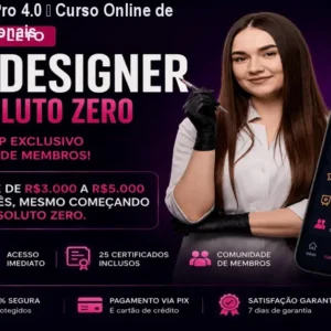 Nail Designer Pro 4.0 – Curso Online de Unhas Profissionais