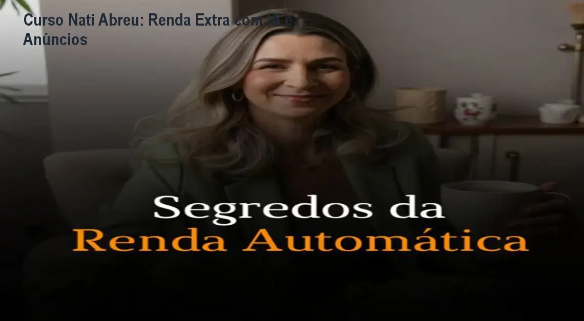 Curso Nati Abreu: Renda Extra com IA e Anúncios