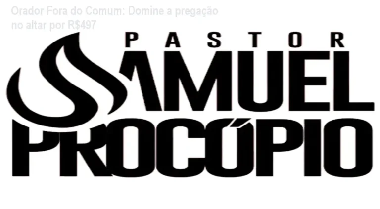 Samuel Procopio apresentando o curso Orador Fora do Comum, mostrando como melhorar a pregação no altar