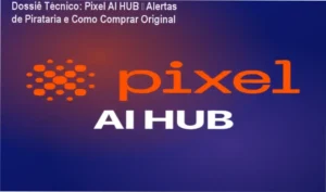Imagem ilustrativa do Pixel AI HUB destacando segurança contra pirataria e acesso ao conteúdo original