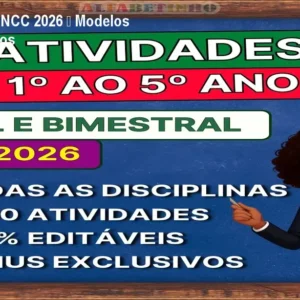 Planejamentos BNCC 2026 – Modelos editáveis e prontos