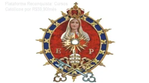 Plataforma Reconquista da Arautos do Evangelho oferecendo cursos católicos para aprofundar a fé