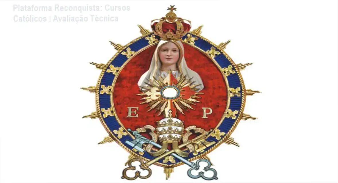 Tela da Plataforma Reconquista da Arautos do Evangelho mostrando cursos católicos e certificado digital