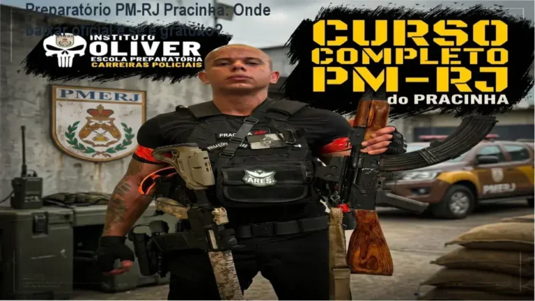 Imagem ilustrando o acesso ao curso Preparatório Completo PM‑RJ Pracinha no site oficial
